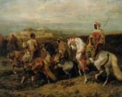 阿道夫 施赖尔 : Bedouins Approaching the City